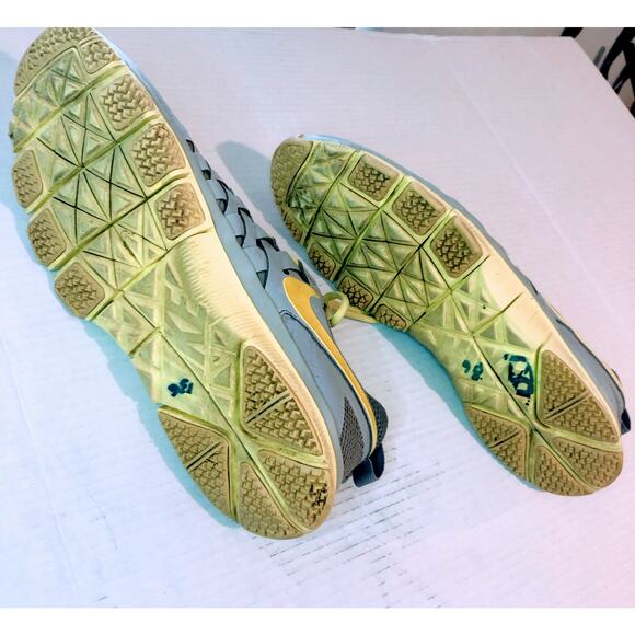 Men's Nike Free Trainer 5.0 Cross Training Shoes Sonic Yellow/Gray Size 11.5 EUC - Picture 5 of 7